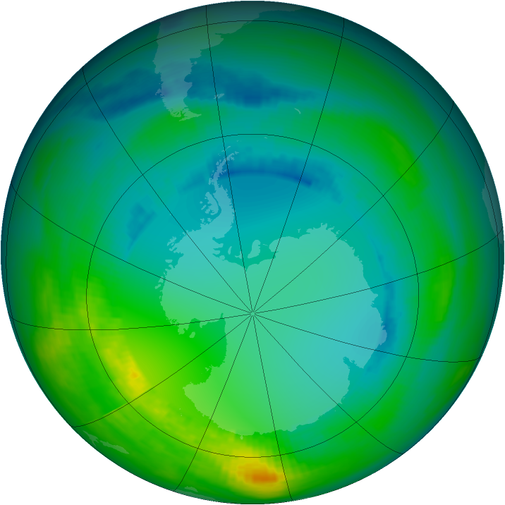 Ozone Map 1988-08-04